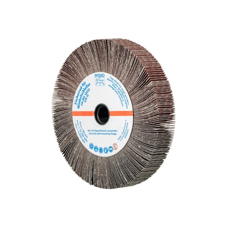 Pferd 5" x 3/4" Unmounted Flap Wheel - 5/8-11 Thread, Aluminum Oxide 120 Grit 45765